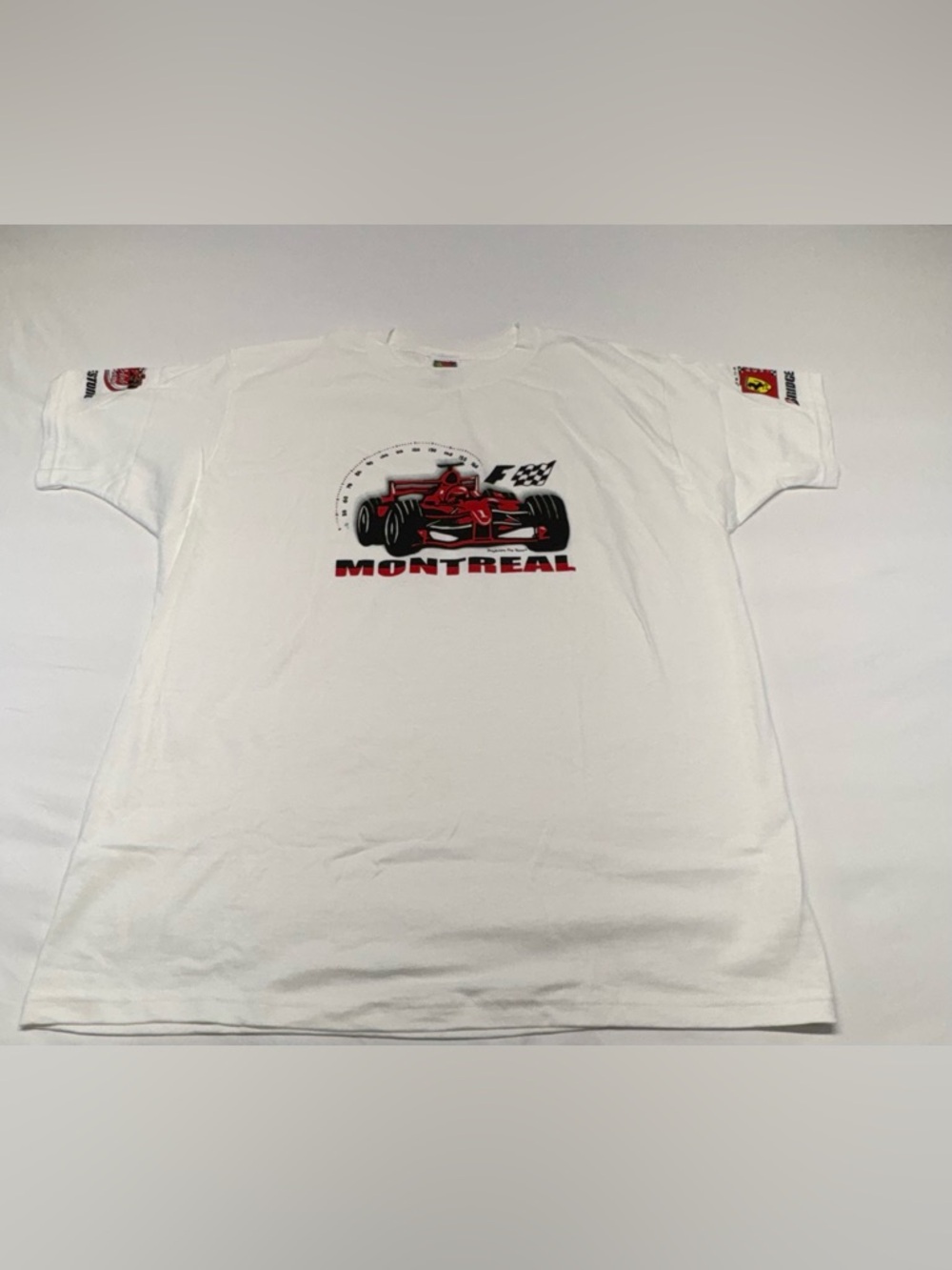 RARE Deadstock Ferrari Michael Schumacher Era Montreal F1 Shirt Size XL